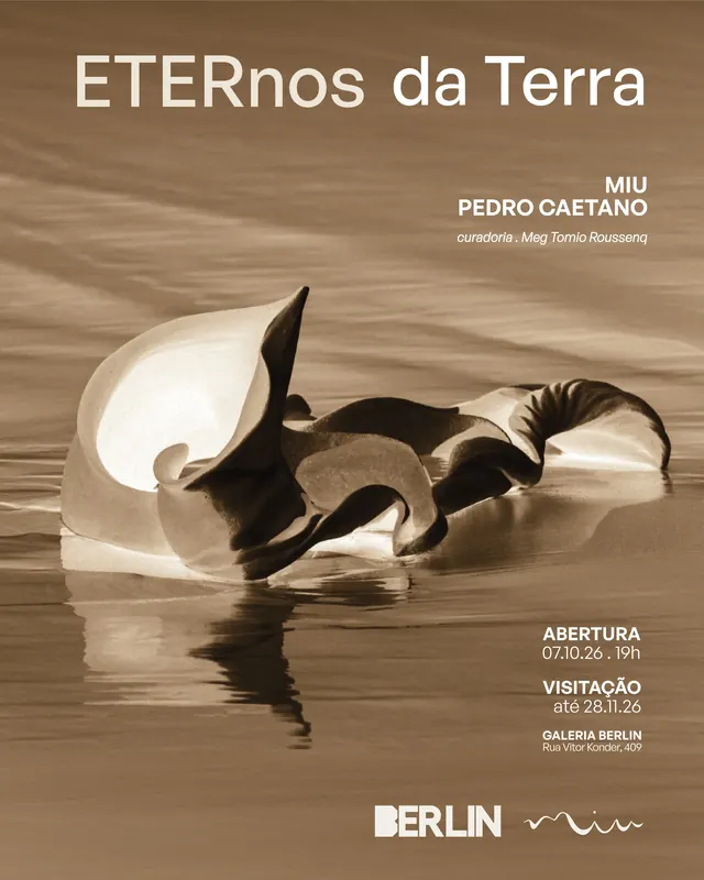 A Galeria Berlin recebe a exposição inédita conjunta de MIU e Pedro Caetano, com curadori…